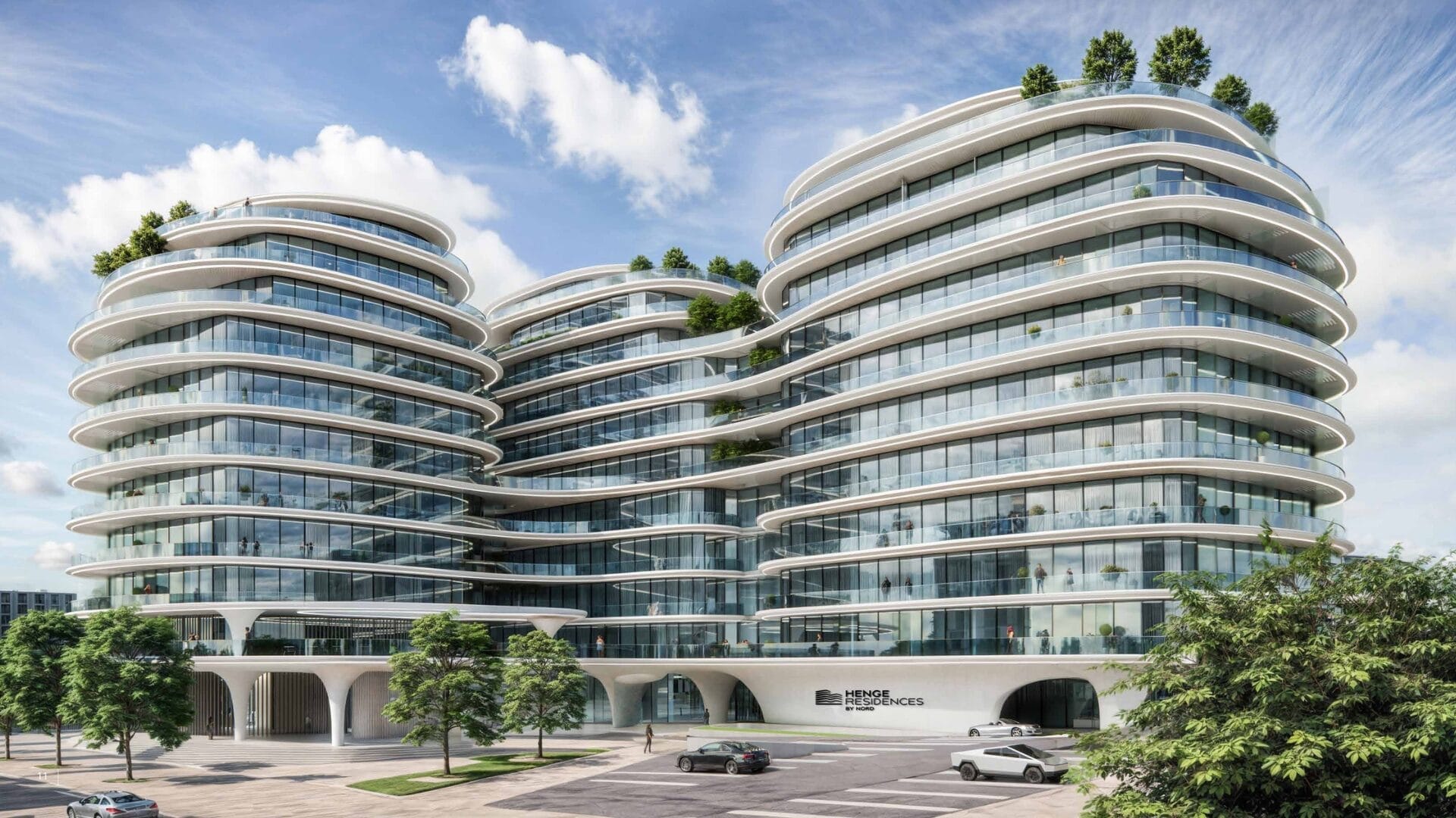 Henge Residences by Nord building concept