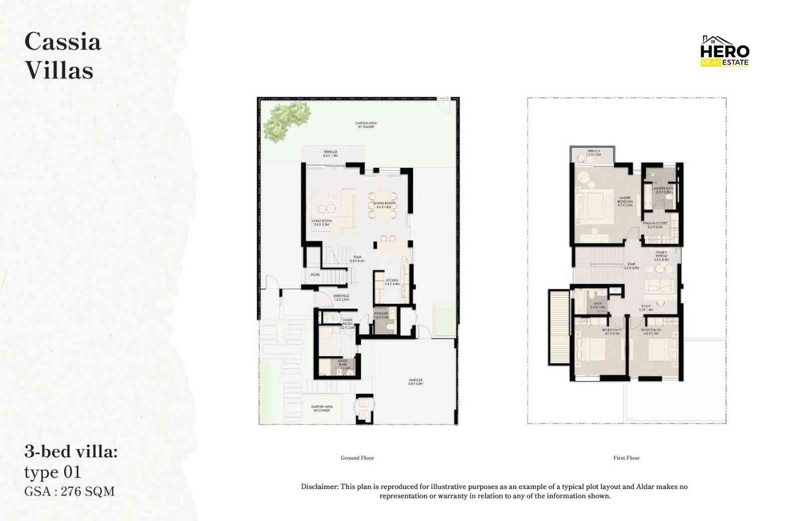 3 Bedroom Cassia Villas Type 1
