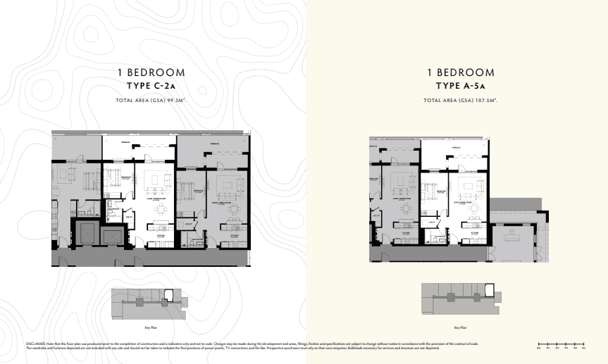 1 Bedroom Apartments Yas Golf Collection 4