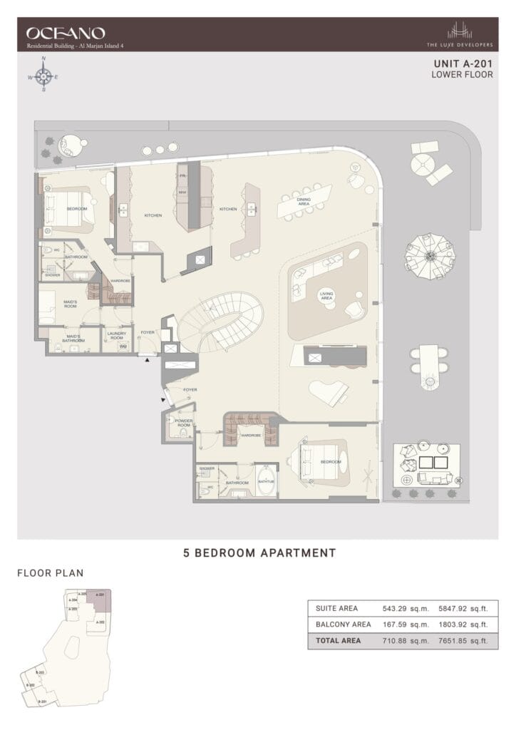 5 Bedroom Apartment