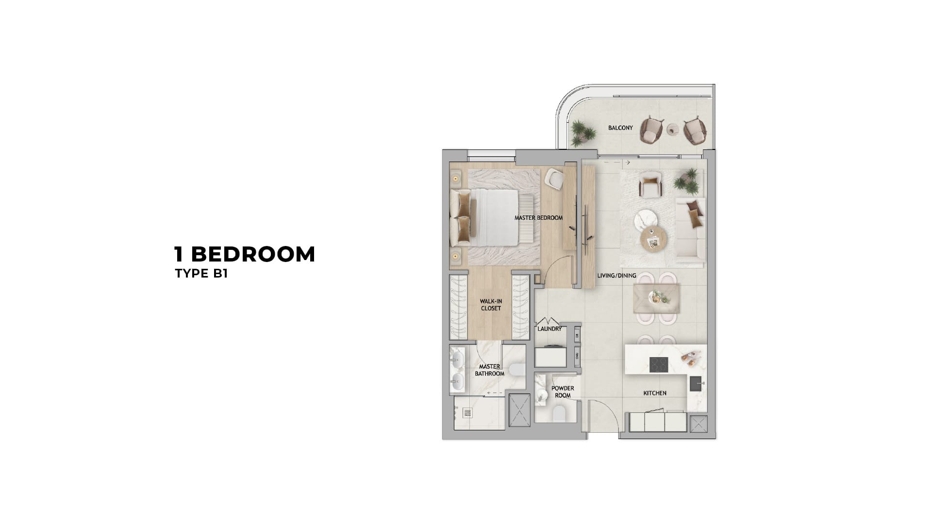 1-Bedroom Apartments 1