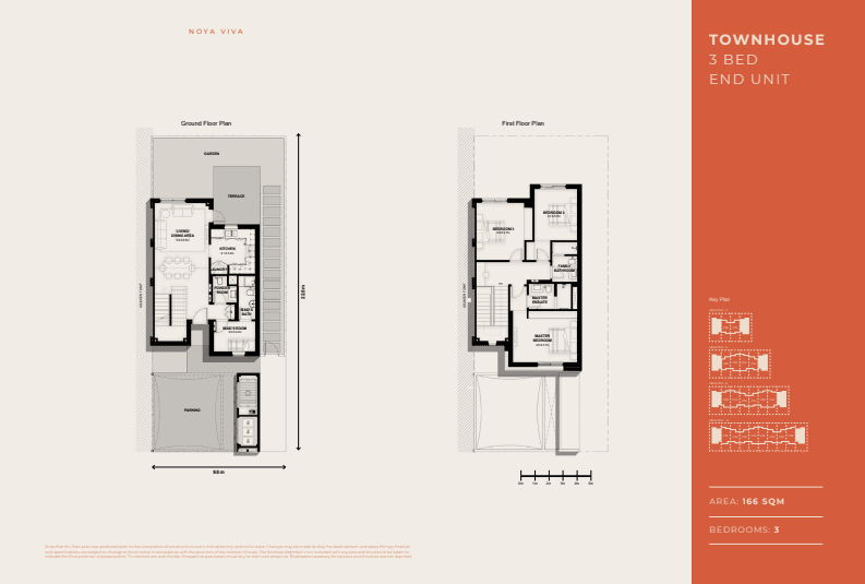Noya Viva Yas Island – Modern Villas in Abu Dhabi 12 3 Bedroom Townhouse 1