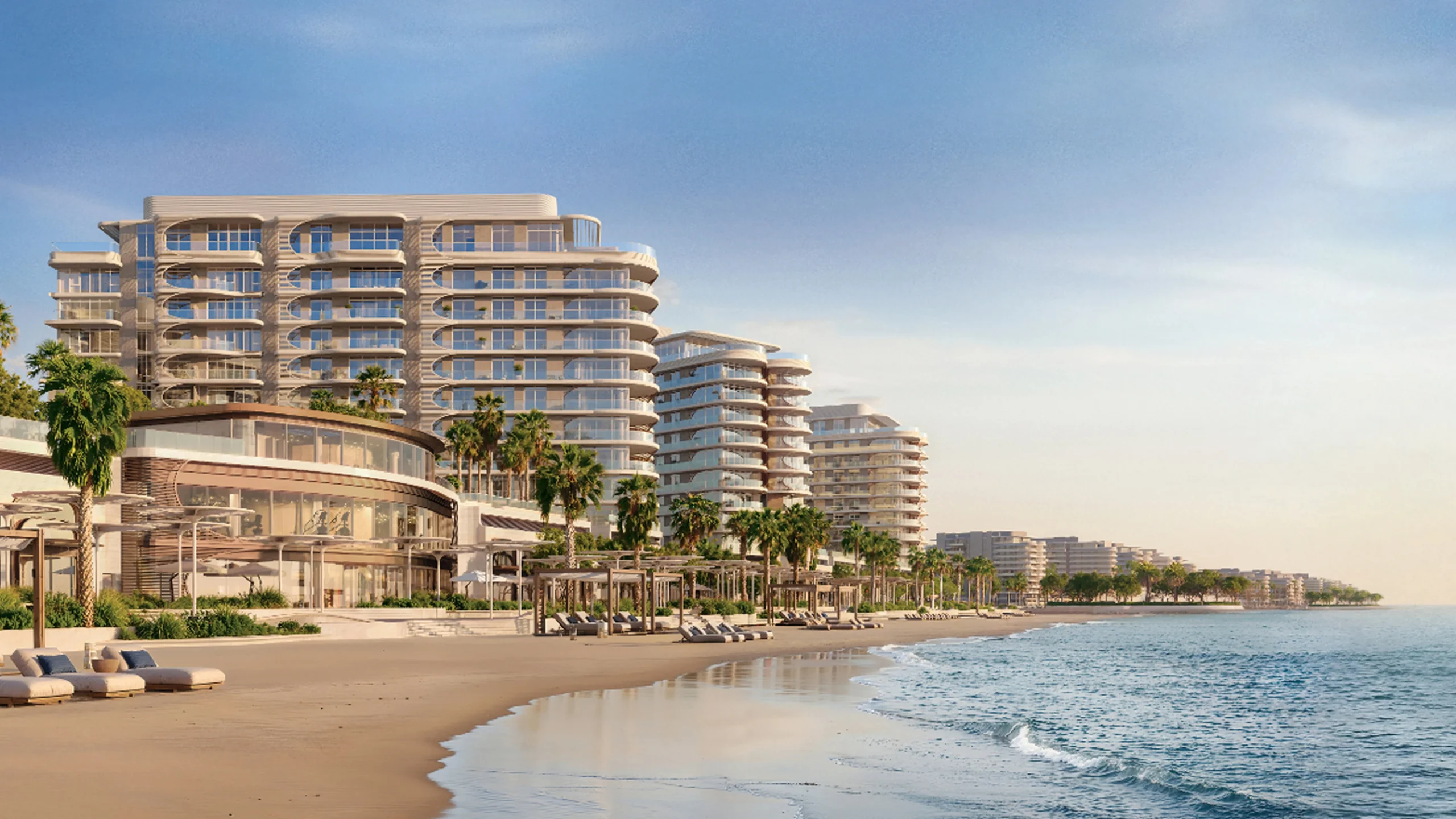 fahid beach terraces in abu dhabi beach sand waterfront