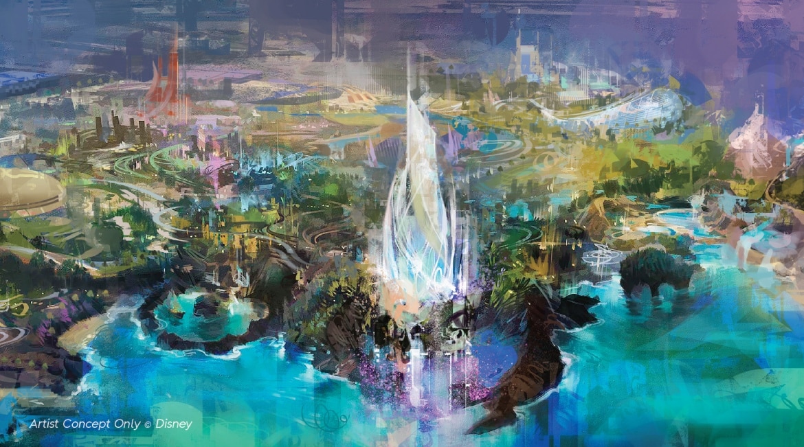 disneyland abu dhabi artist concept overview map