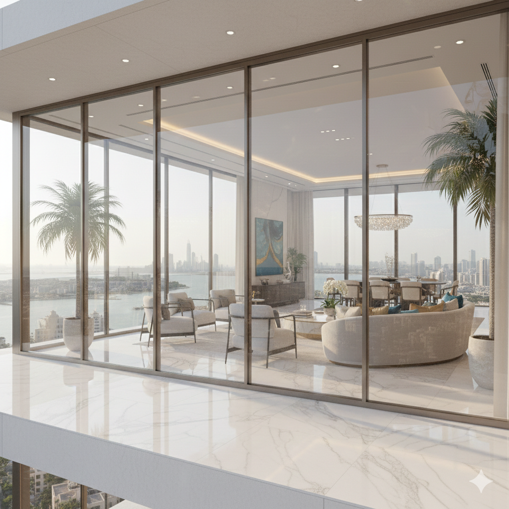 penthouses for sale in abu dhabi glass window penthouse