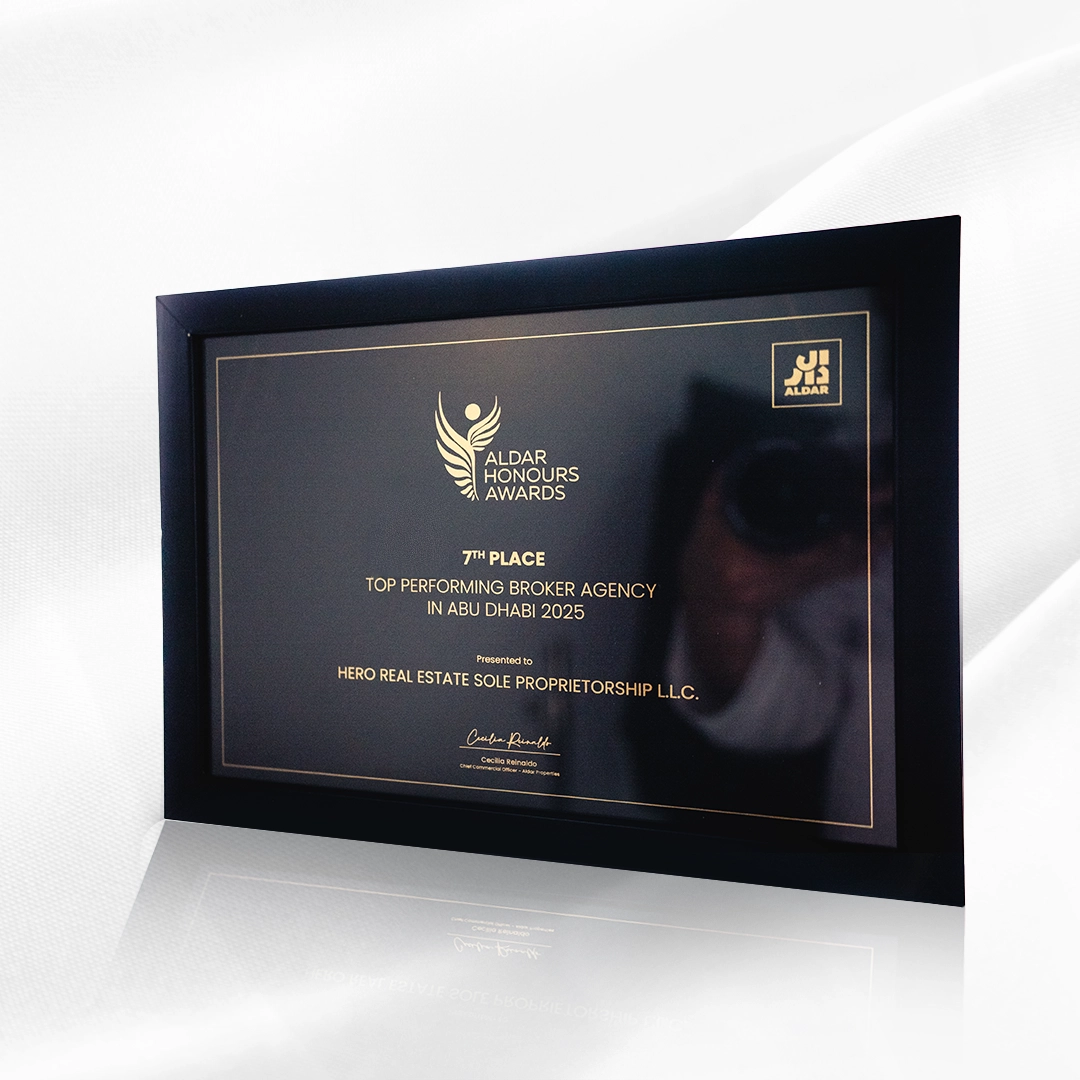 7TH PLACE TOP PERFORMING BROKER AGENCY IN ABU DHABI 2025