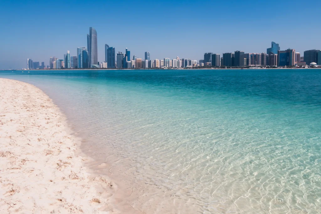 Abu Dhabi beach this UAE summer