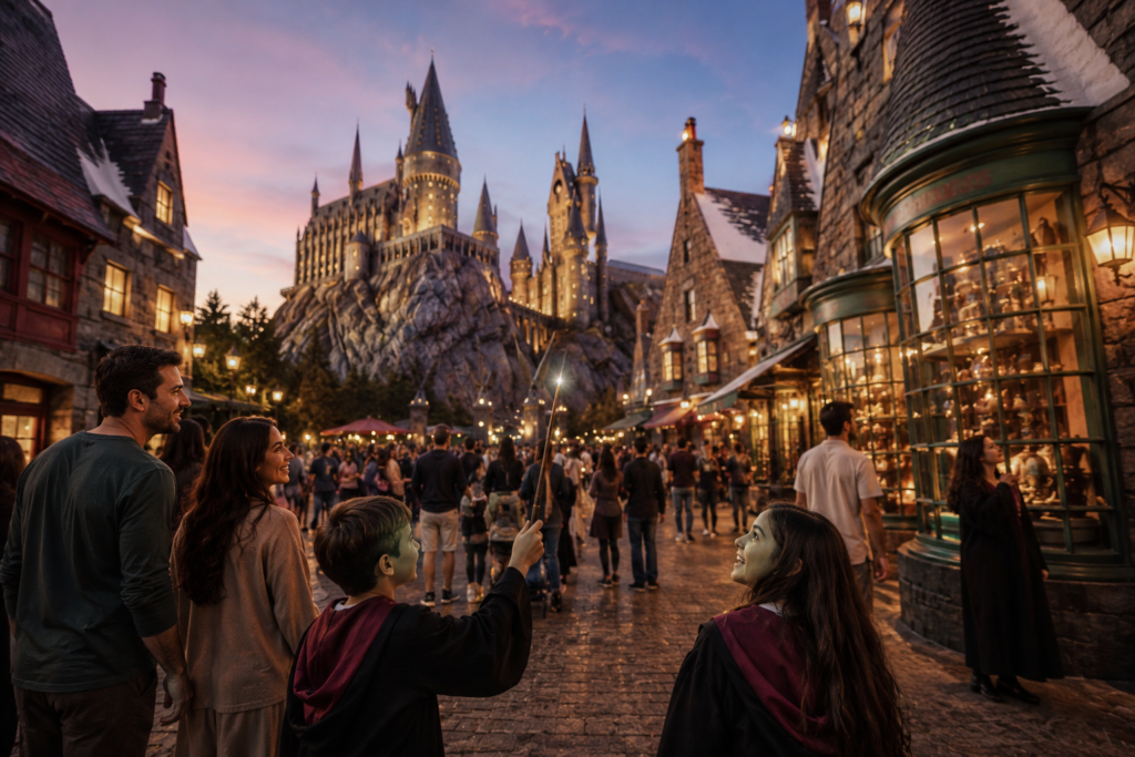 harry potter world abu dhabi yas island