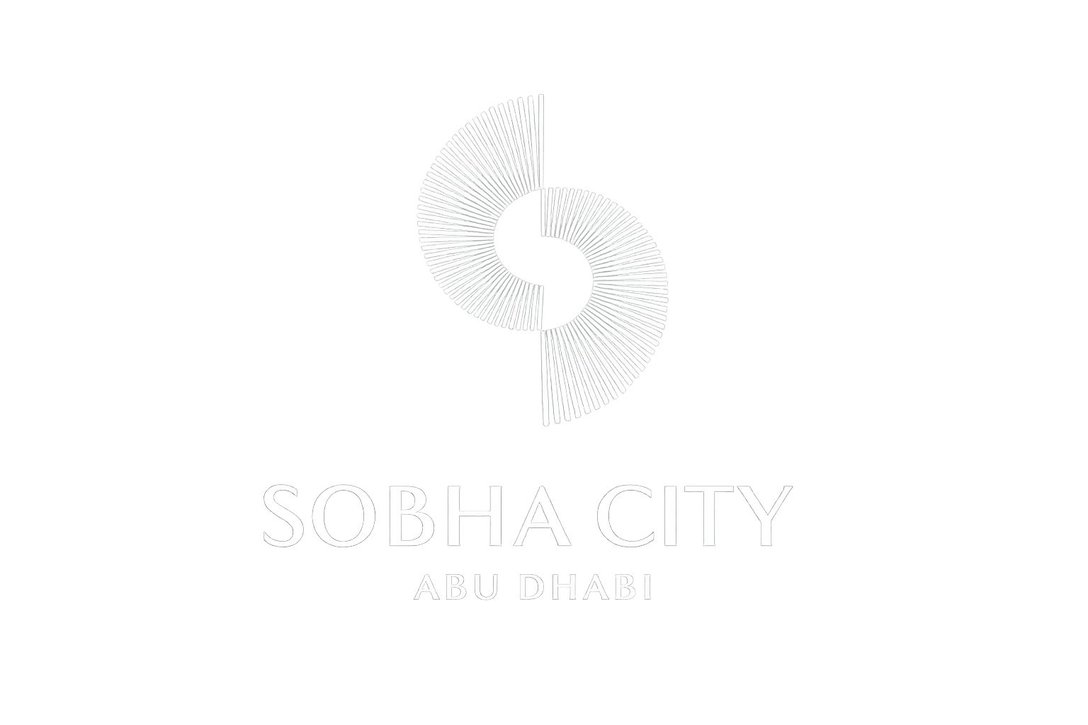 sobha city abu dhabi logo white