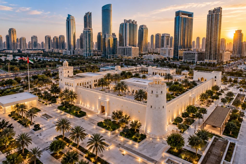qasr al hosn aerial view