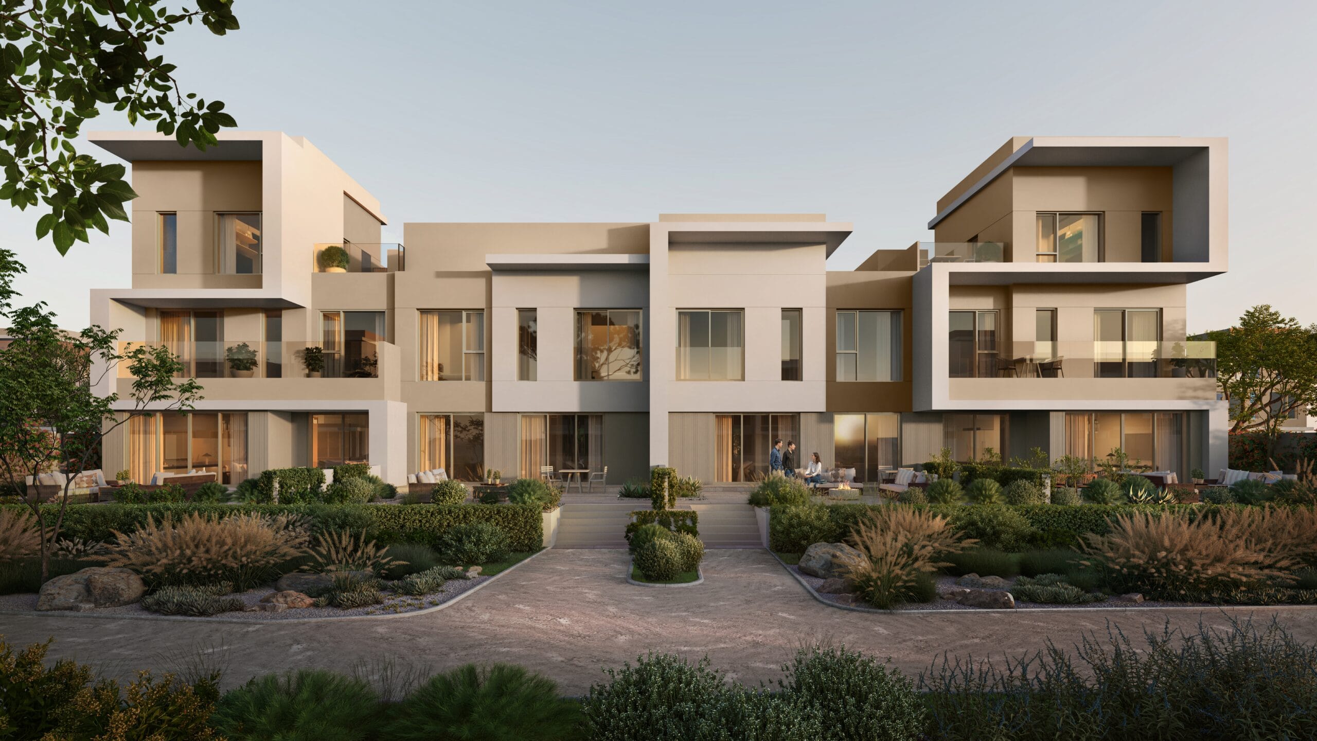 Bayn by Ora Villa house outside view concept