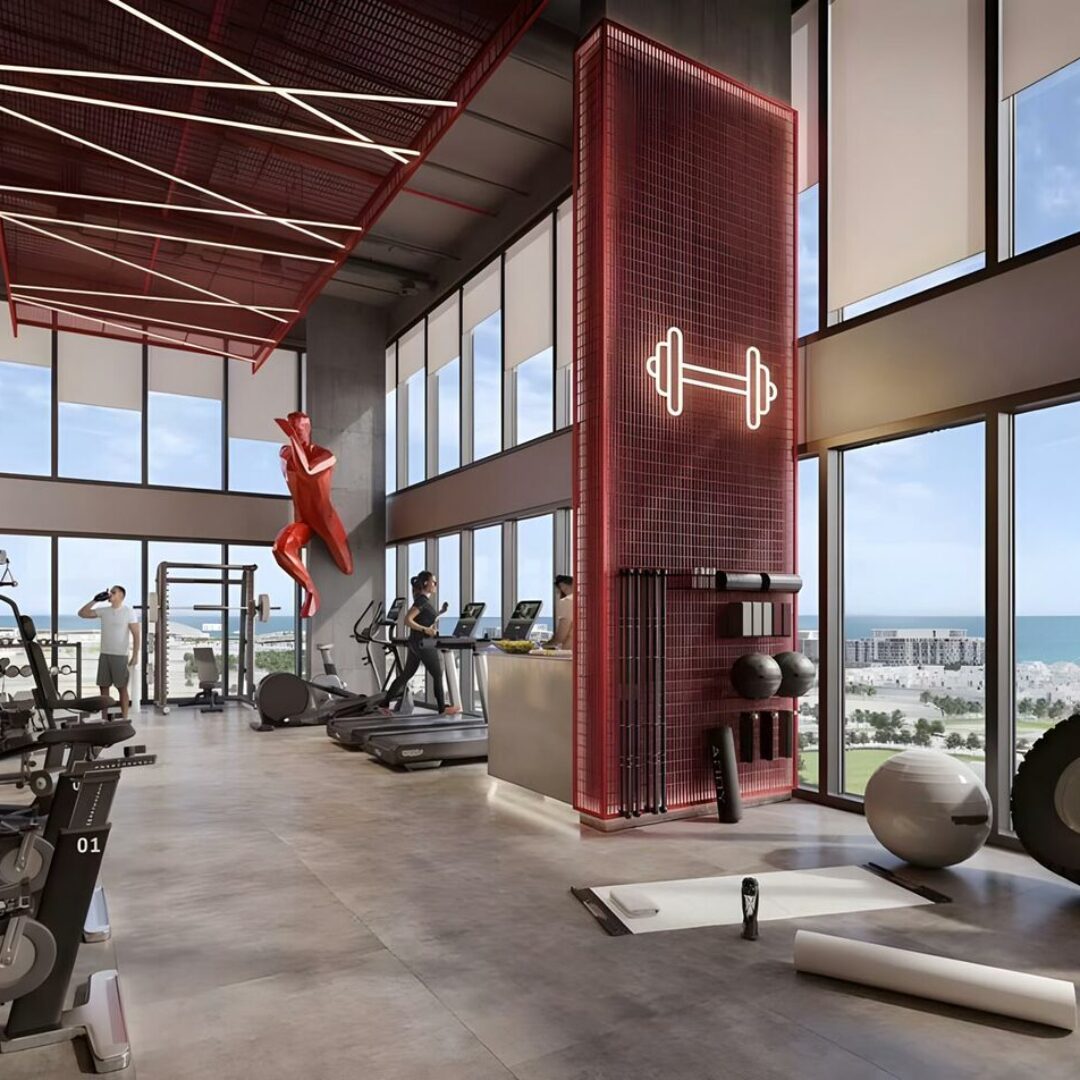 Manarat Living 2 - Aldar Properties - Interior - Gym