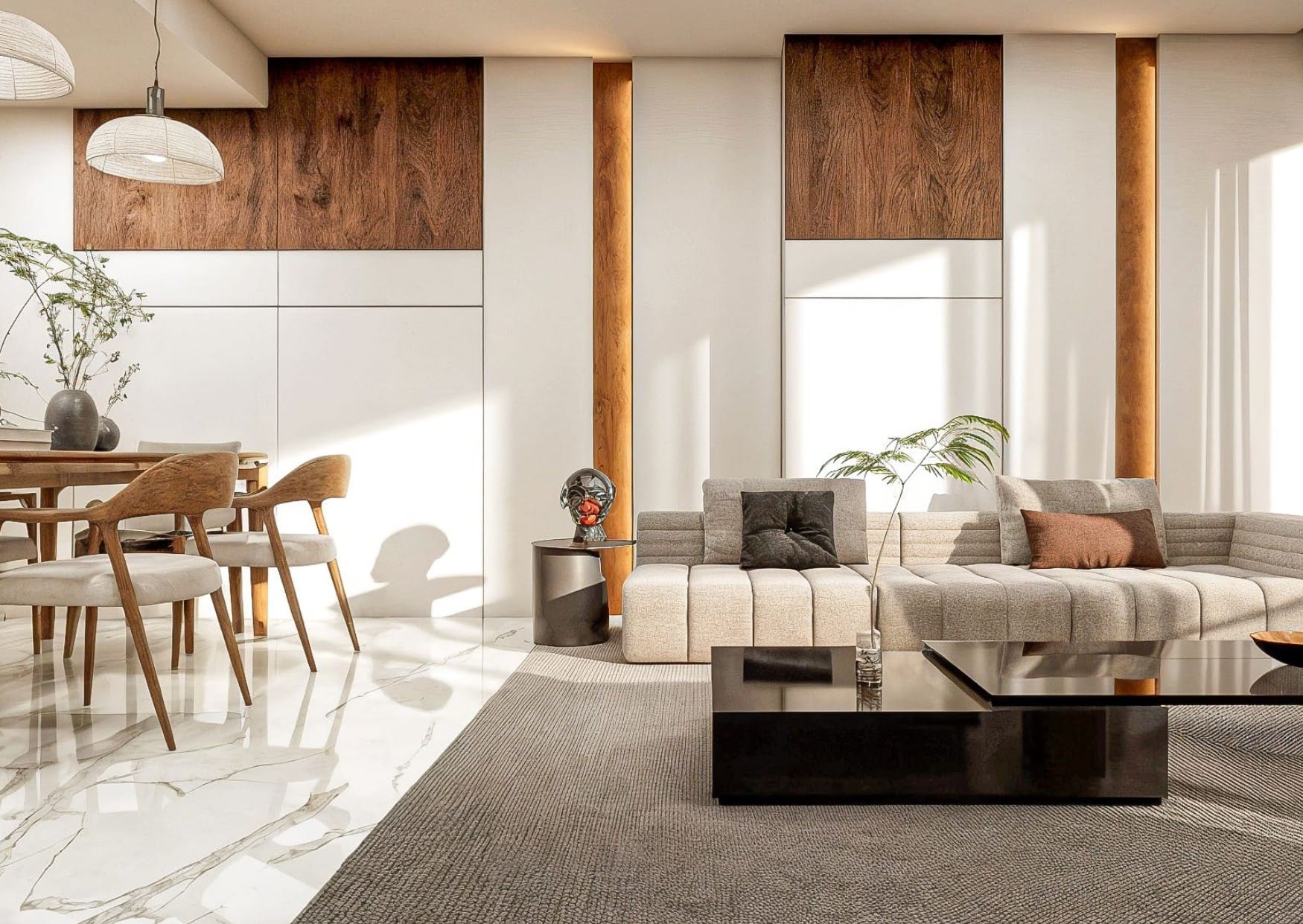 Radiant Elite Tower Living Area interior concept