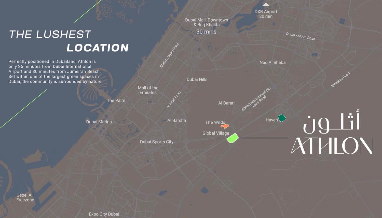 rise by athlon location map