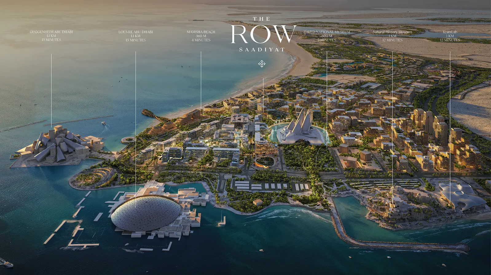 therow saadiyat location banner